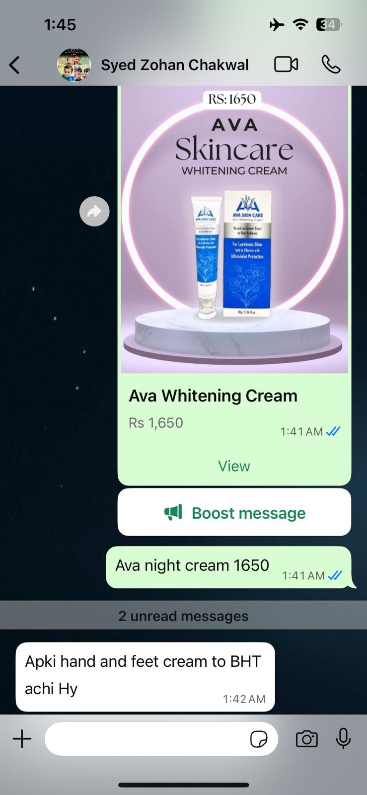 Customer review screenshot 1