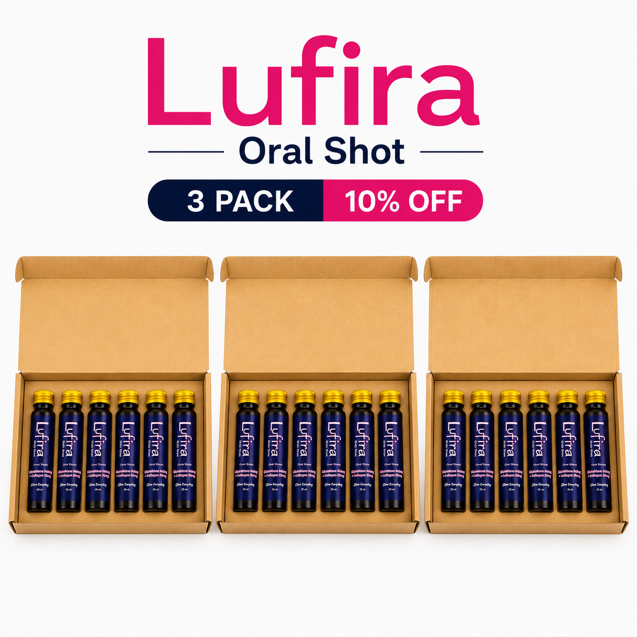 Buy 3 Box To Get 10% Discount | Lufira oral shots