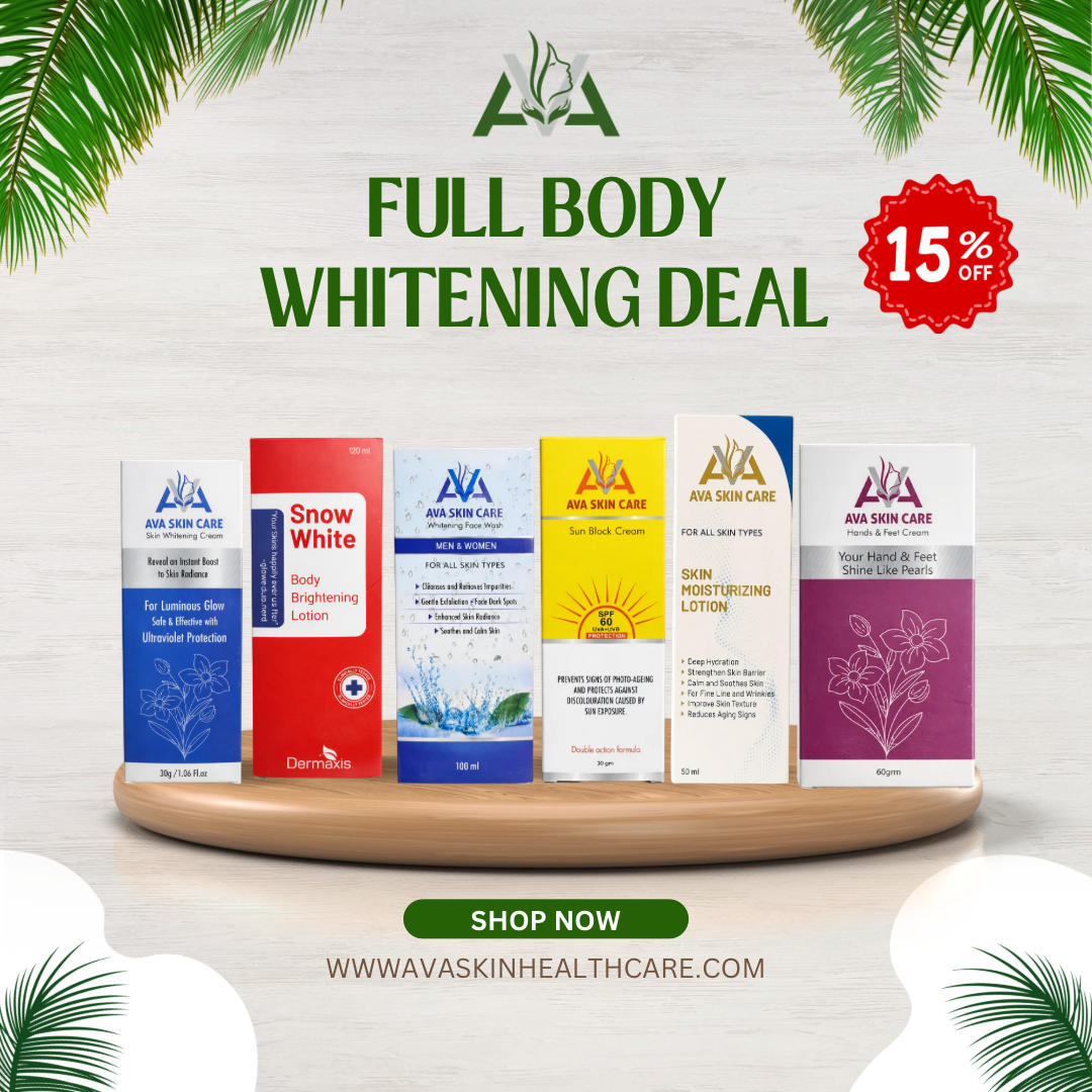 AVA FULL BODY WHITENING DEAL 6 items